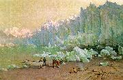 Thomas Hill The Muir Glacier in Alaska Norge oil painting reproduction